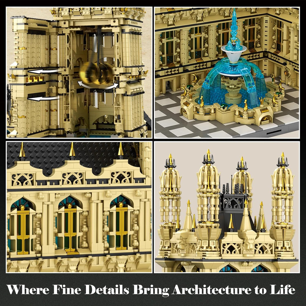 Reobrix Big Ben Architecture Building Set 1.39M Large Landmark Tower | 13825 Pcs Large Building Block Kit with Realistic Clock for Adults, London Clock..